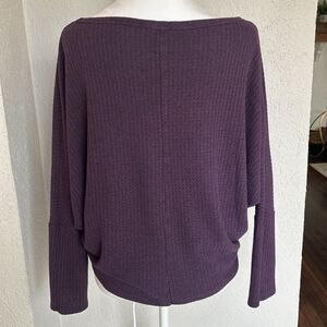 Heimious Made In USA Purple Waffle Shirt Size Medium